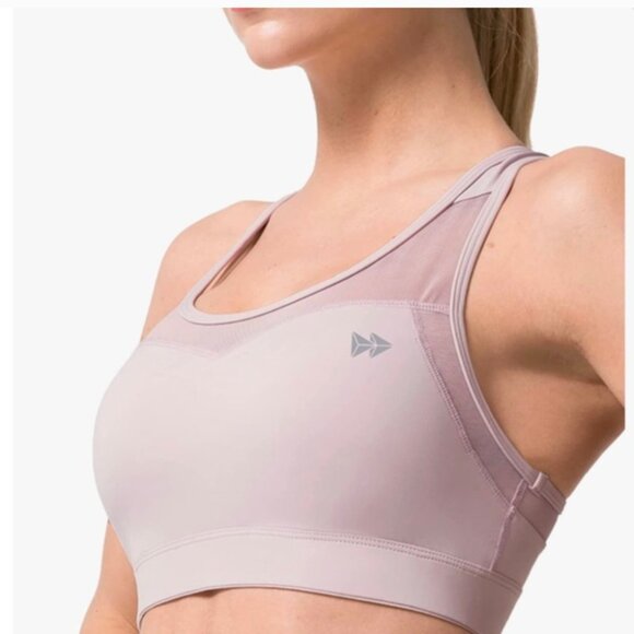 New Medium Yvette High Impact Racerback Sports Workout Running Bra NWT - Picture 1 of 6